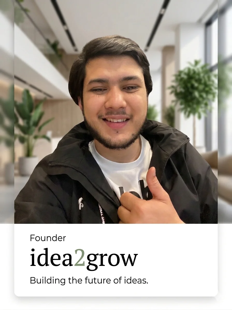 Sanjivan Dhakal Founder of Idea2grow